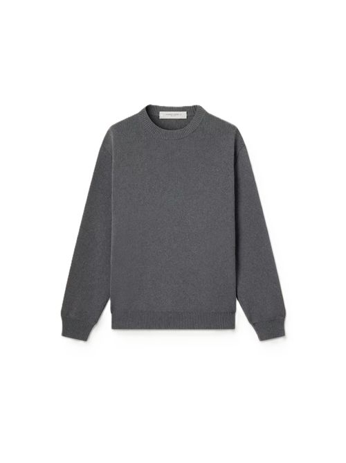 Crewneck cotton with logo Golden Goose | GMP00841.P000662.60304DARK GREY MELANGE